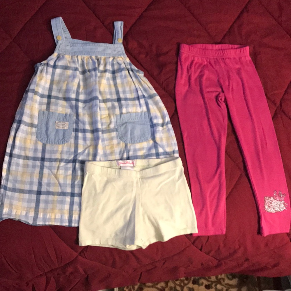 Kids bundle Ralph Lauren 100% cotton dress,shorts, leggings